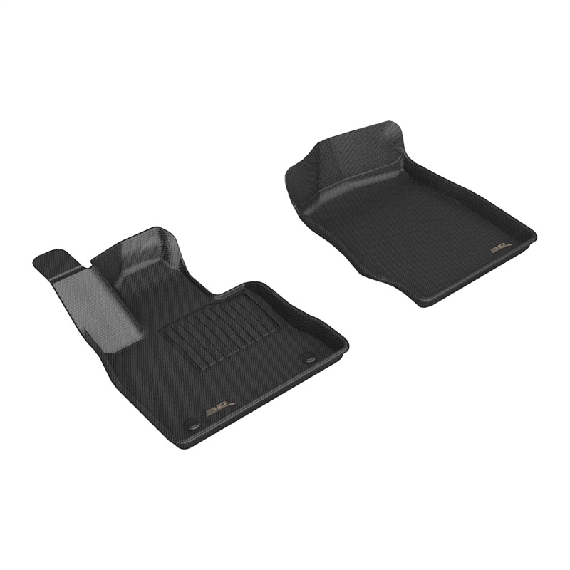 Ford Explorer Floor Mat - Front - 3D MAXpider - Kagu Series - Black - `21-`26